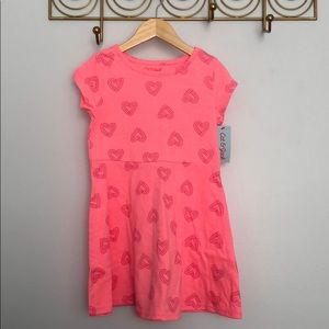 NWT Cat & Jack heart dress
